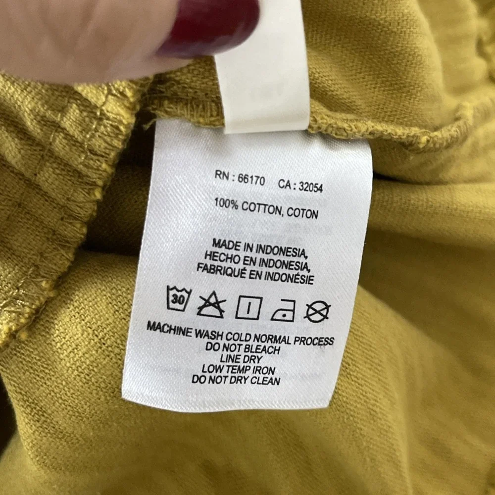 Free People Mustard Embroidered Jumpsuit - Picture 12 of 13